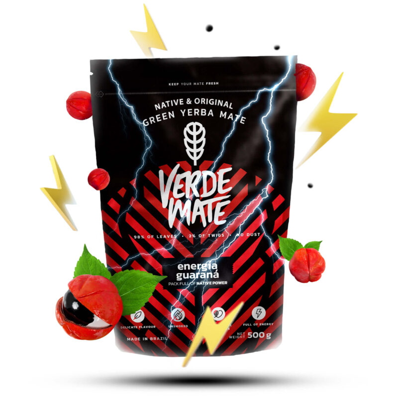 Arbata Verde Mate Green Energia Guarana 500gr – vaizdas 2