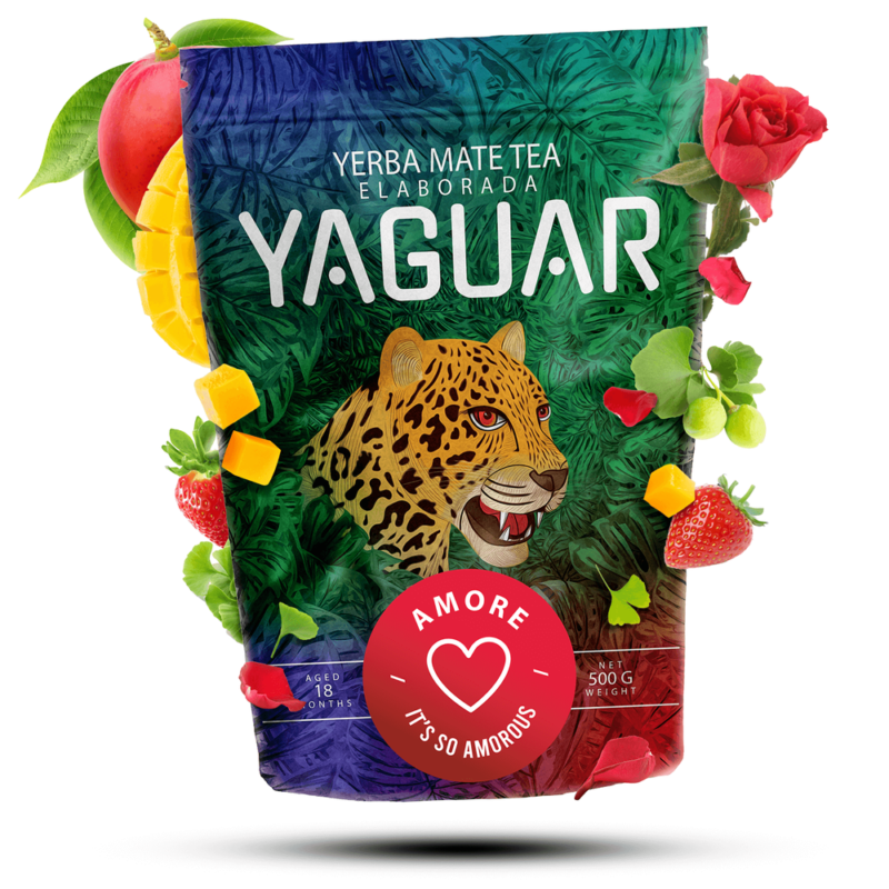 Arbata Matė Yaguar Amore 500g - Image 2